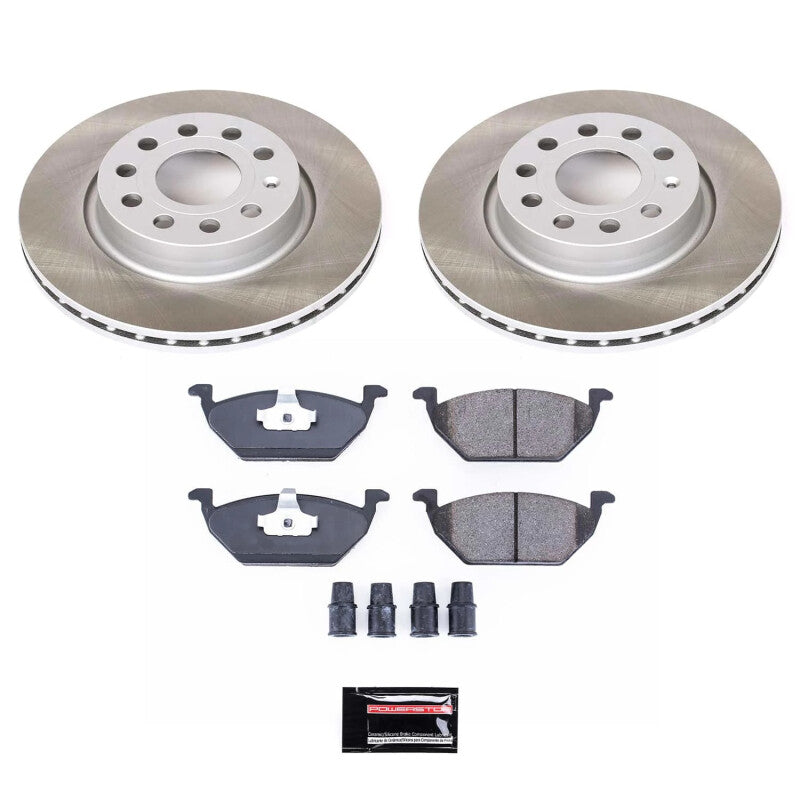 PowerStop Power Stop 11-15 Volkswagen Jetta Front Semi-Coated Rotor Kit SC6041 SC6041 Photo - Primary
