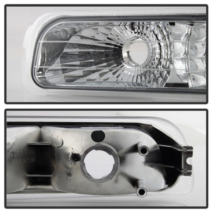 SPYDER Xtune Chevy TahOE 00-06 Amber Crystal Headlights w/ Bumper Lights Chrome HD-JH-CSIL99-SET-AM-C 5064226 5064226 Photo - Unmounted