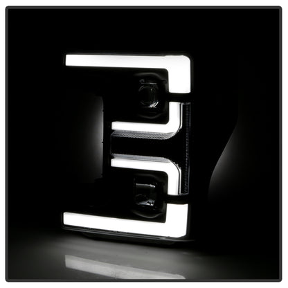 Spyder 17-18 Ford F250/F350/F450 Halogen Model Only -White Light Bar- Black- PRO-YD-FS17HALSI-BK 5087850 5087850 User 5