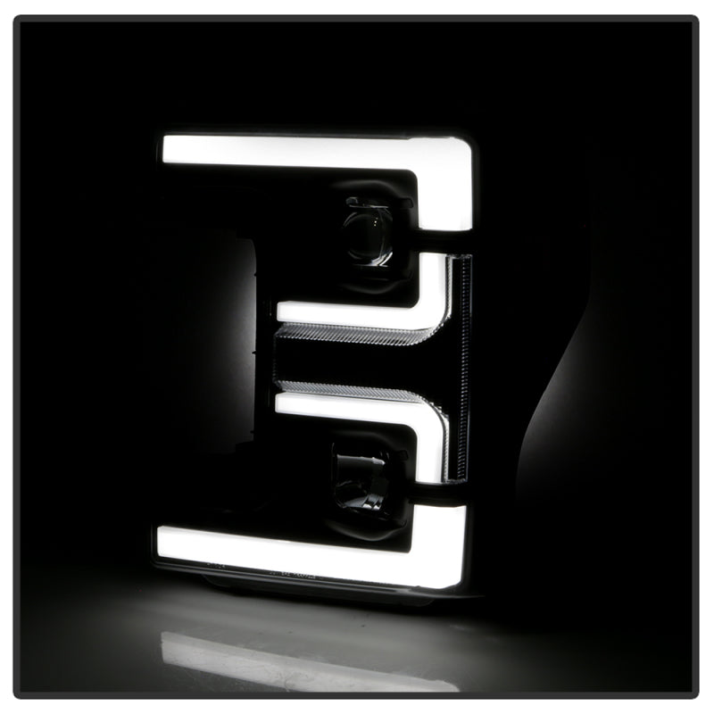 Spyder 17-18 Ford F250/F350/F450 Halogen Model Only -White Light Bar- Black- PRO-YD-FS17HALSI-BK 5087850 5087850 User 5