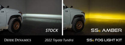 Diode Dynamics 2022 Toyota Tundra SS6 LED Fog Light Kit - Amber Wide DD7419 DD7419 User 6