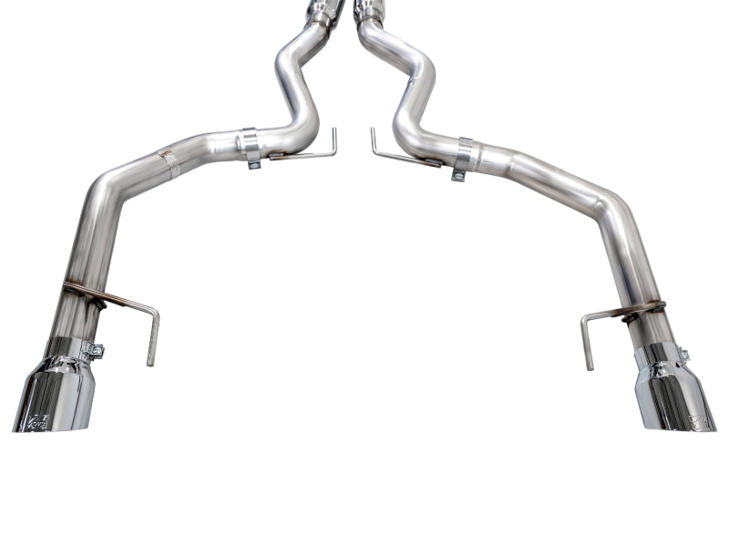 AWE Tuning AWE 2024 Ford Mustang GT Fastback S650 RWD Track Edition Catback Exhaust w/ Dual Chrome Silver Tips 3020-32650 3020-32650 Photo - out of package