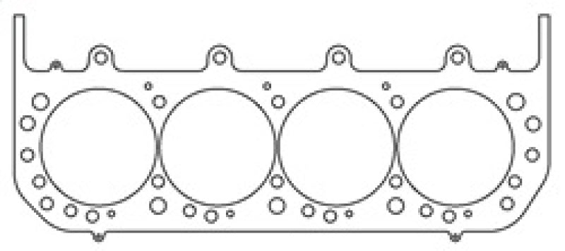 Cometic Head Gasket w/ 4.9in Bore Centers Bore: 4.675in x .040in C5449-040 Photo - Unmounted