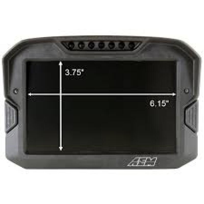 AEM Electronics Digital Dash, CD-7LG, Carbon Housing, Data Logging, GPS, CAN Bus, Kit 30-5703 Photo - out of package