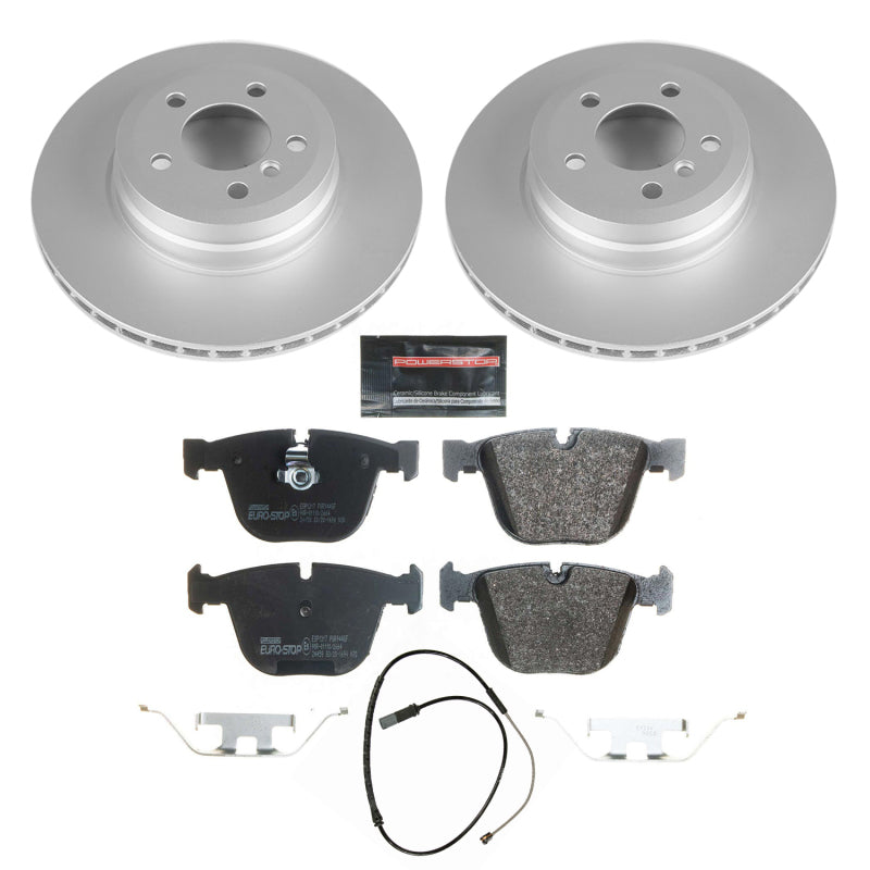 PowerStop Power Stop 16-18 BMW X5 Rear Euro-Stop Brake Kit ESK7430 ESK7430 Photo - Primary