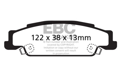 EBC Disc Brake Pad Set DP31646/2C Photo - Primary