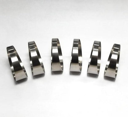 Ticon Industries 1.75in 7.5 Degree 2.63in CLR Loose Radius 1mm Wall Titanium Pie Cuts - 6pk 109-04502-0003 109-04502-0003 Photo - Primary