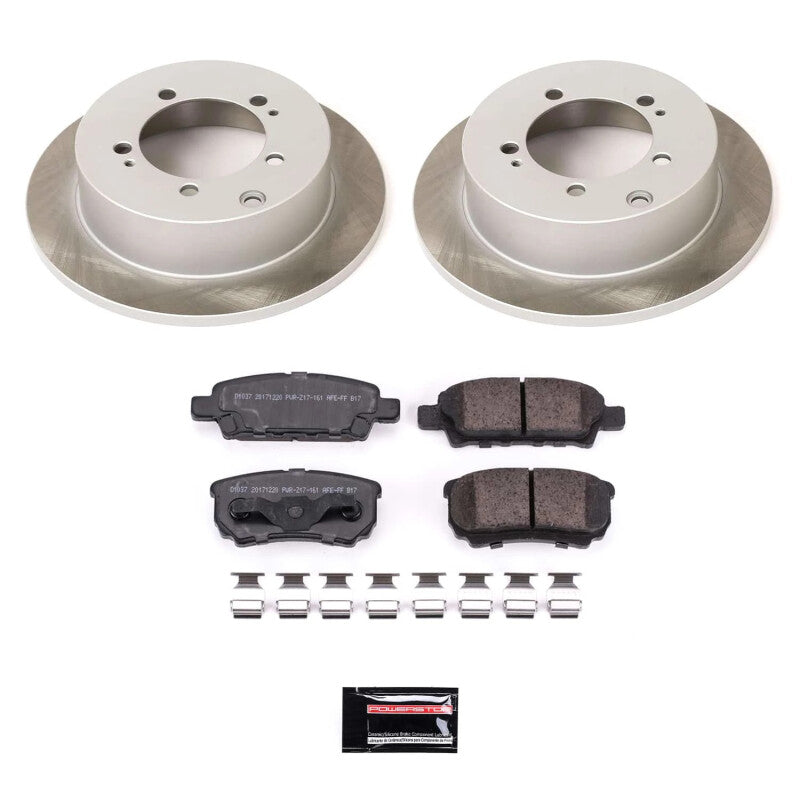 PowerStop Power Stop 05-06 Mitsubishi Outlander Rear Semi-Coated Rotor Kit SC1202 SC1202 Photo - Primary