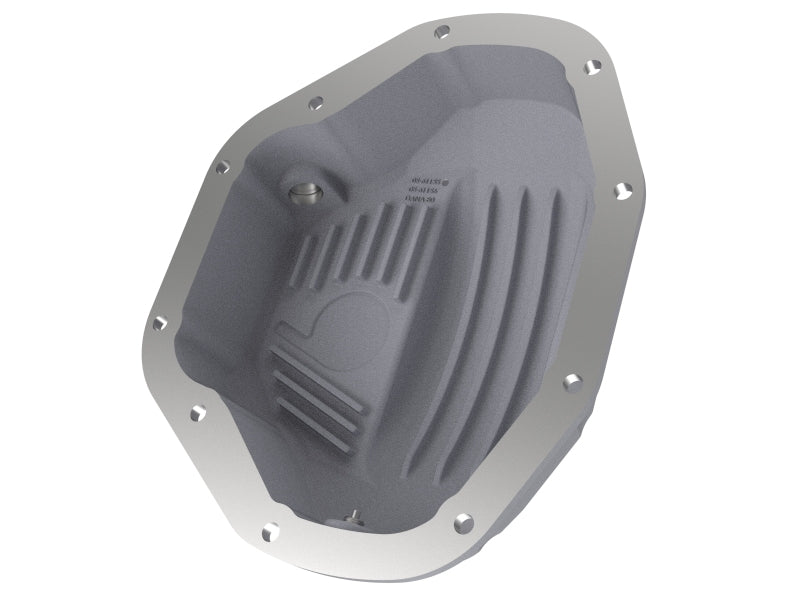 aFe Street Series Rear Differential Cover Raw w/ Machined Fins - Dodge Die 46-70030 Photo - Unmounted