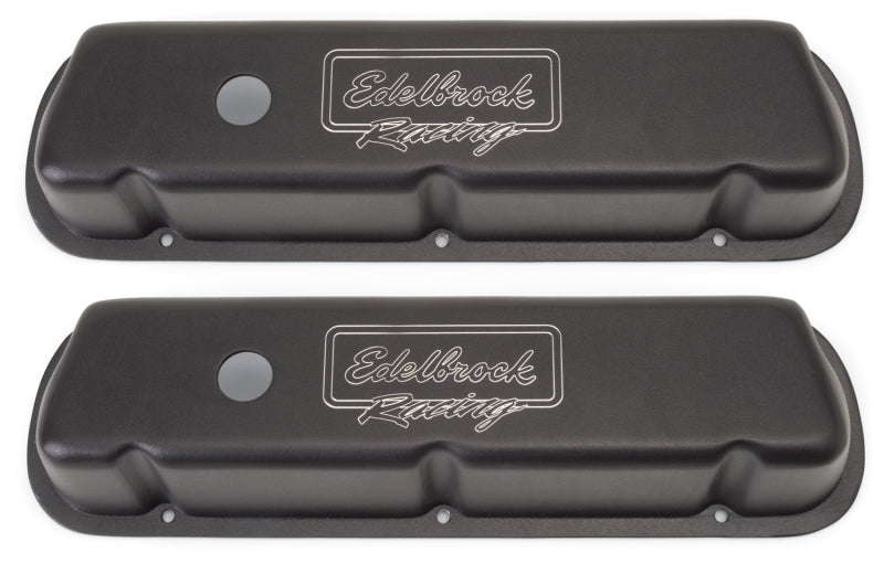 Edelbrock Valve Cover Victor Series Ford 289-302-351W CI V8 Low Black 41253 41253 Photo - Primary
