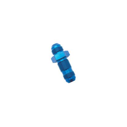 Russell -6 AN Straight Flare Bulkhead Adapters (Blue Finish) 661180 Photo - Primary