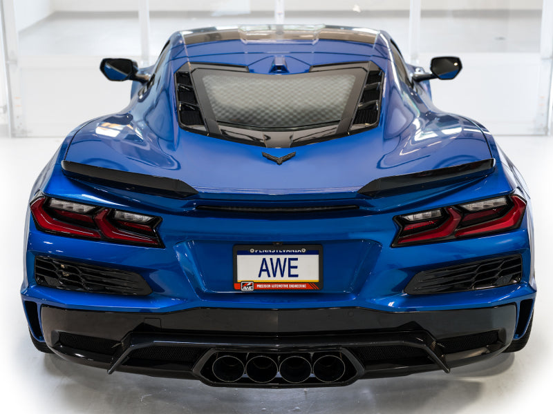 AWE Tuning AWE 2023 C8 Corvette Z06 SwitchPath Cat-Back Exhaust - Diamond Black Tips 3025-43906 3025-43906 Photo - Mounted