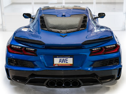 AWE Tuning AWE 2023 C8 Corvette Z06 SwitchPath Cat-Back Exhaust - Diamond Black Tips 3025-43906 3025-43906 Photo - Mounted