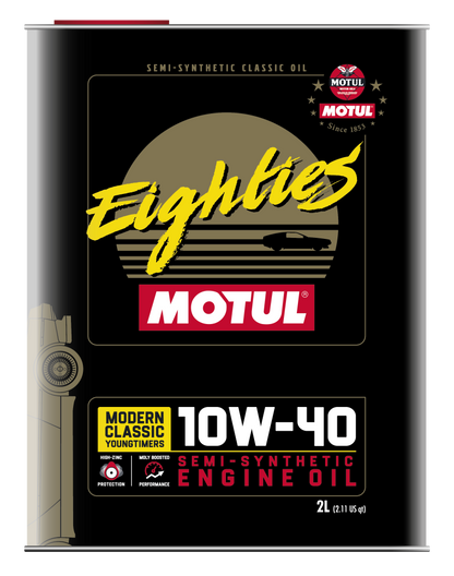 Motul 10W40 Classic Eighties Oil - 10x2L 110619 110619 Photo - Primary