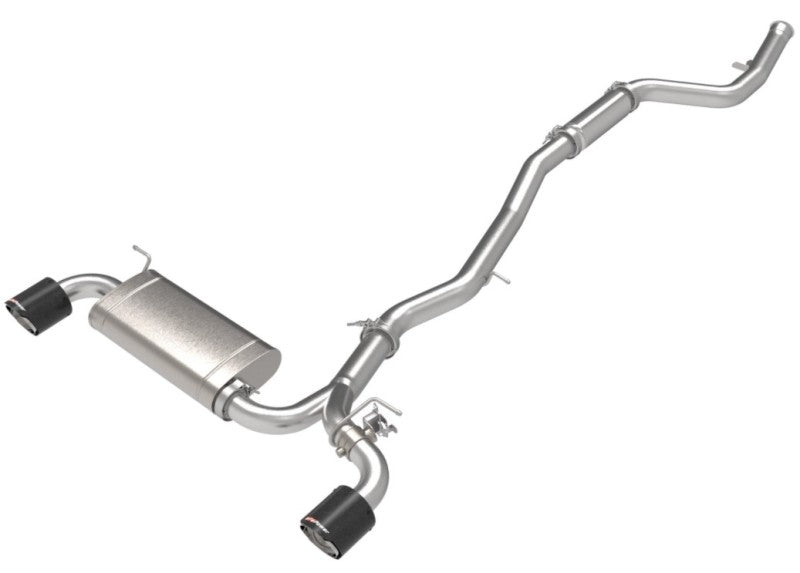 aFe POWER Takeda 2021 Toyota Supra 2.0L (t) 2.5in-3in 304 SS CB Exhaust w/ Carbon Tips 49-36050-C 49-36050-C User 1