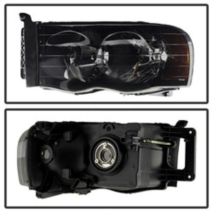 SPYDER Xtune Dodge Ram 1500 02-05 Amber Crystal Headlights HD-JH-DR02-AM-BSM 9030352 9030352 Photo - Unmounted