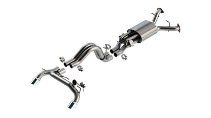 Borla 22-24 Ford Bronco Raptor V6 Turbo AT 2WD / 4WD ATAK Catback Exhaust w/ 4in Chrome Tips 140934 140934 Photo - Primary