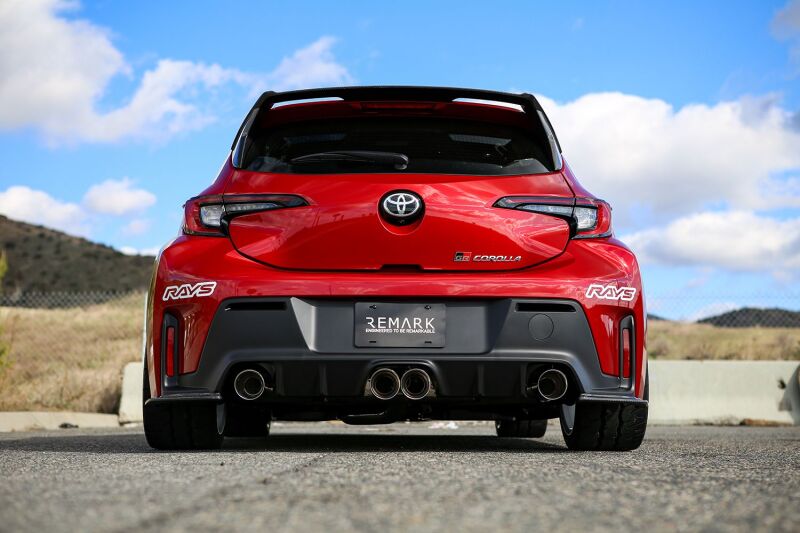 Remark 24+ Toyota GR Corolla Dual Center Exit w/ Resonator Burnt Stainless Steel Catback Exhaust, RK-C2076T-05TC RK-C2076T-05TC User 1