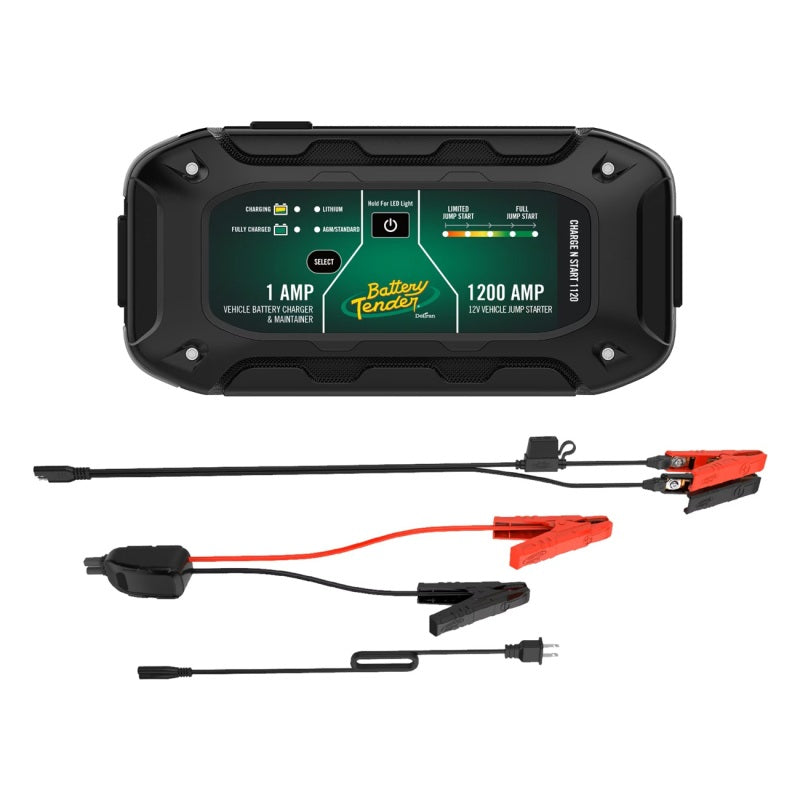 Battery Tender Charge N Start 1120 1A Battery Charger & 1200A Jump Starter 030-7012-WH 030-7012-WH User 1