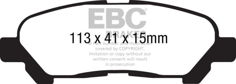 EBC Disc Brake Pad Set ED91838 Photo - Primary
