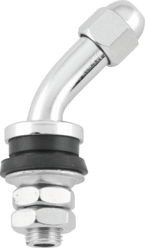 BikeMaster Valve Stem 45Deg Chrome Ea. 151416 151416 Photo - Primary