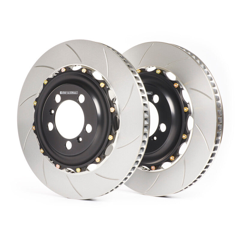 GiroDisc Chevrolet Corvette Z06 (C8 w/Z07 CCM / Use Iron R Pad Shape) Slotted Front Rotors A1-320