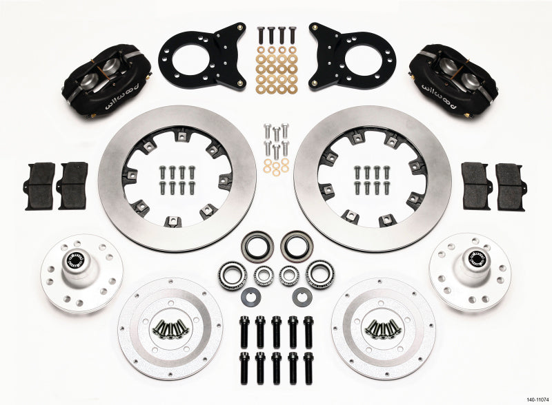 Wilwood Forged Dynalite Front Kit 12.19in 1970-1973 Mustang Disc & Drum Spindle 140-11074 140-11074 Photo - Primary