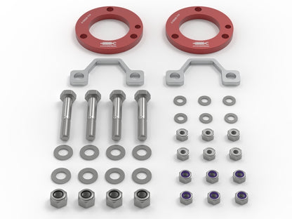 aFe CONTROL 1.25 IN Leveling Kit 21-24 Ford Bronco - Red 416-30T002-R 416-30T002-R Photo - Unmounted
