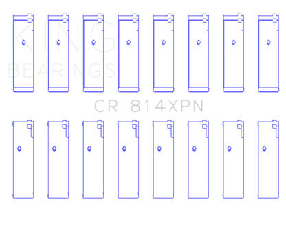 King Engine Bearings King Ford 351ci 5.8L 16V Connecting Rod Bearing Set CR814XPN CR814XPN Photo - Primary