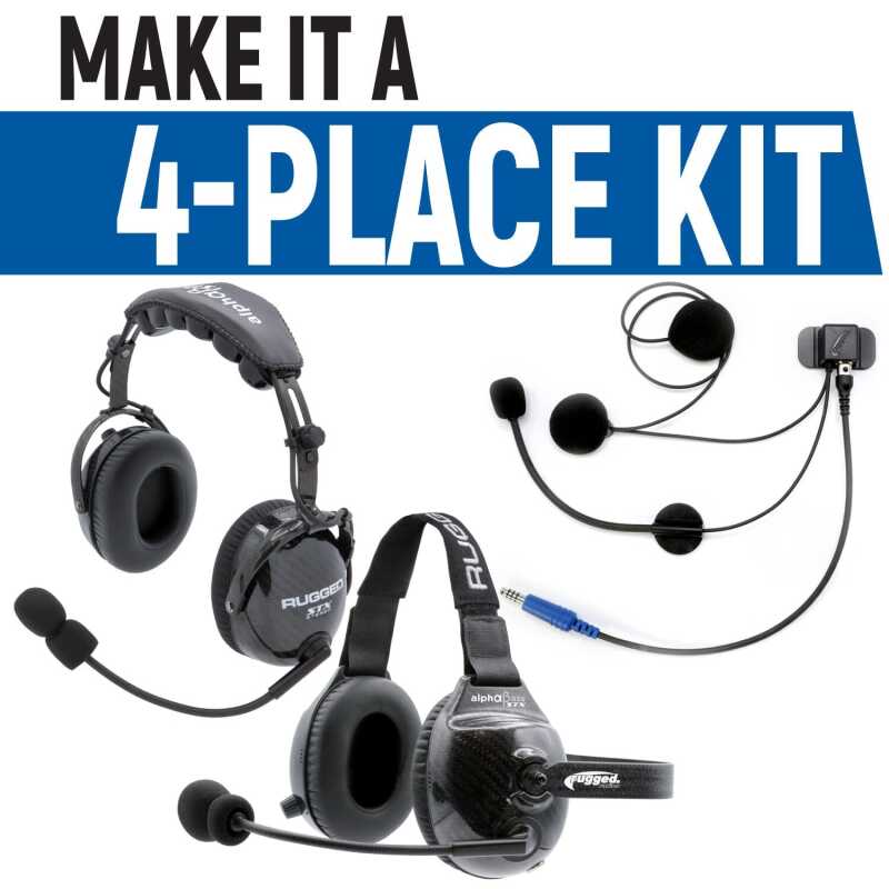Rugged Radios Rear Seat Expansion Kit with Helmet Kits or Headsets Offroad Mono / Helmet Kit PLUS2-HK PLUS2-HK Photo - Primary