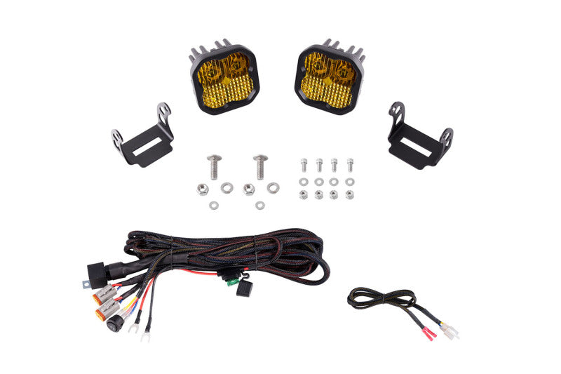 Diode Dynamics 21-22 Ford F-150 SSC2 Stage Series Backlit Ditch Light Kit Sport - White Combo DD7365 DD7365 Photo - Primary
