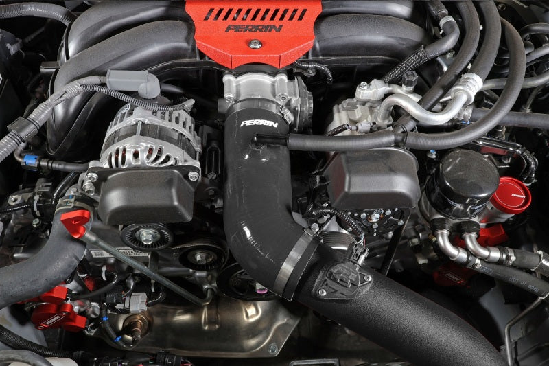 Perrin Performance Perrin 22-23 Subaru BRZ/Toyota GR86 Silicone Inlet Hose (3in. ID / SS Wire) - Black PSP-INT-432BK PSP-INT-432BK User 1