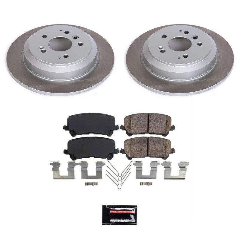 PowerStop Power Stop 17-22 Honda Ridgeline Rear Semi-Coated Rotor Kit SC7727 SC7727 Photo - Primary