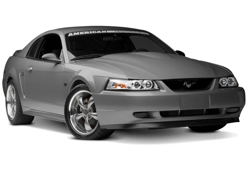 Raxiom 99-04 Ford Mustang Dual LED Halo Projector Headlights- Chrome Housing (Clear Lens) 49114 49114 Photo - Close Up