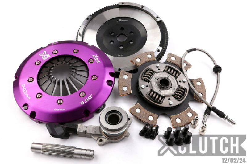 XCLUTCH 13-18 Ford Focus ST 2.0L Stage 2R Extra HD Sprung Ceramic Clutch Kit XKFD24640-1R XKFD24640-1R Photo - Primary