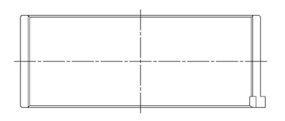 ACL BMW E30 M3 S14B20/23/25 I4 Connecting Rod Bearing Set (Oversize +.025) 4B1568H-.025 4B1568H-.025 Technical Drawing