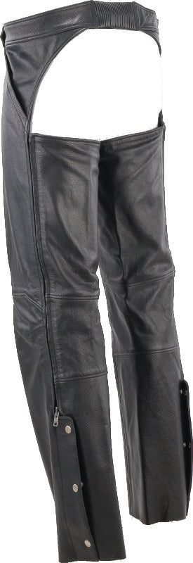 Kuryakyn Leather By River Road Plains Leather Chaps Black - Large 094420 094420 User 1