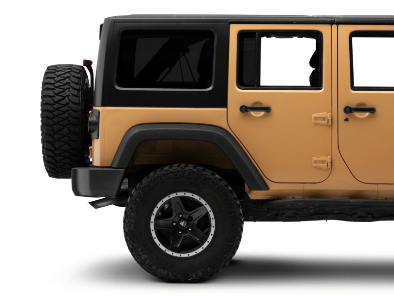 Raxiom 07-18 Jeep Wrangler JK Axial Series Halo LED Tail Lights- Blk Housing (Clear Lens) J164240 J164240 Photo - Close Up