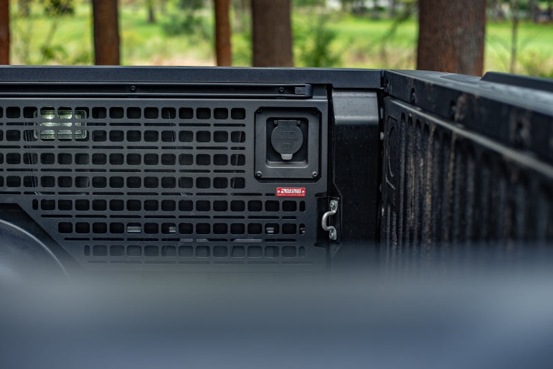 BuiltRight Industries 2022+ Toyota Tundra 6.5ft Bed Bedside Rack Molle Panel System - Driver Side 102144 102144 Photo - Mounted