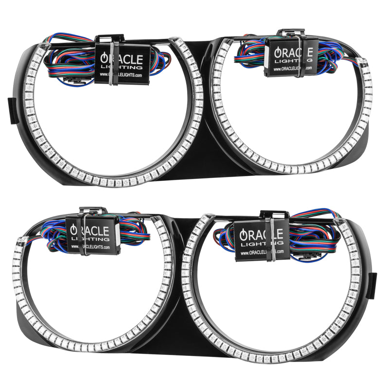 ORACLE Lighting Oracle 15-21 Dodge Challenger Pre-Installed Halo Headlight Bezel - ColorSHIFT w/o Controller 7739-334 7739-334 Photo - Primary