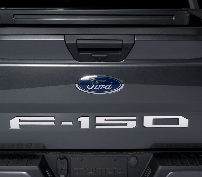Putco 2021 Ford F-150 Ford Lettering (Cut Letters/Stainless Steel) Tailgate Emblems 55559FD 55559FD Photo - Primary