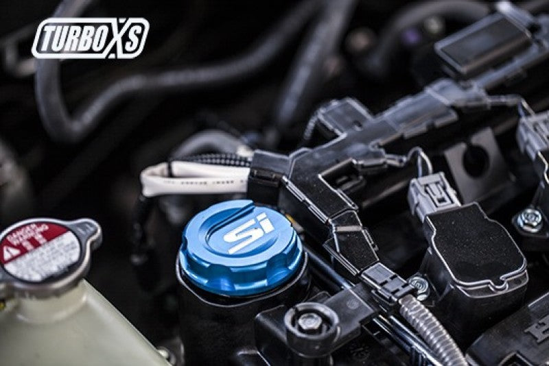 Turbo XS 2016+ Honda Civic Blue Oil Cap HC-OC-BLU-SI HC-OC-BLU-SI User 1