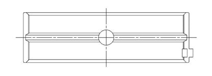 ACL 03+ Chrysler 345 5.7L Hemi V8 .025 Oversized Race Series High Performance Main Bearing Set 5M2220H-.025 5M2220H-.025 Technical Drawing