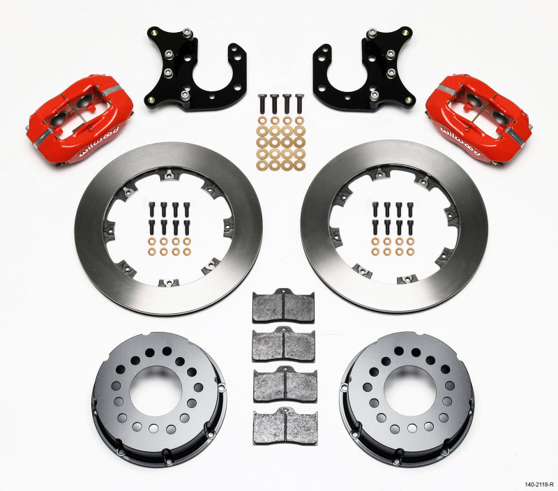Wilwood FDL P/S Rear Kit, Red, Big Ford 2.36" Offset 140-2115-R Photo - Primary