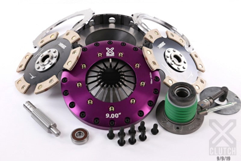 XCLUTCH XCL Clutch - 9in Twin Solid Ceramic Drivetrain Clutch Kits - Multi main image