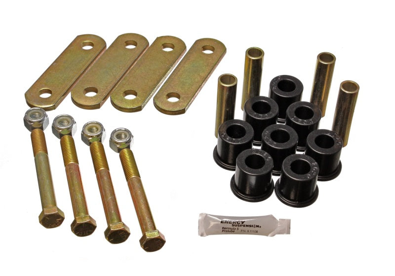 Energy Suspension Frame Shackle Bushing Set Black Ford Mustang Base 1964-1973 4.2136G Photo - Primary