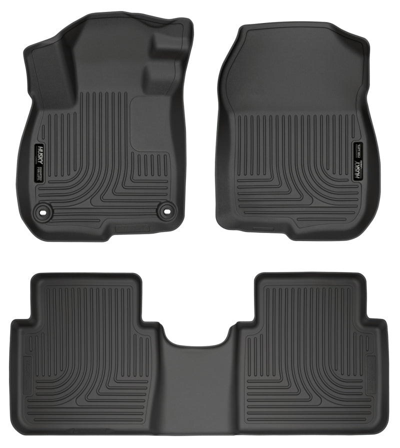 Husky Liners 2017 Honda CR-V Weatherbeater Black Front & 2nd Seat Floor Liners 14VB5 99401 Photo - Primary