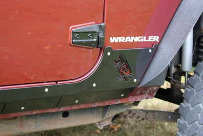 Fishbone Offroad 07-18 Jeep Wrangler JK 4 Door Rocker Guards Scale Armor FB23053 FB23053 User 1