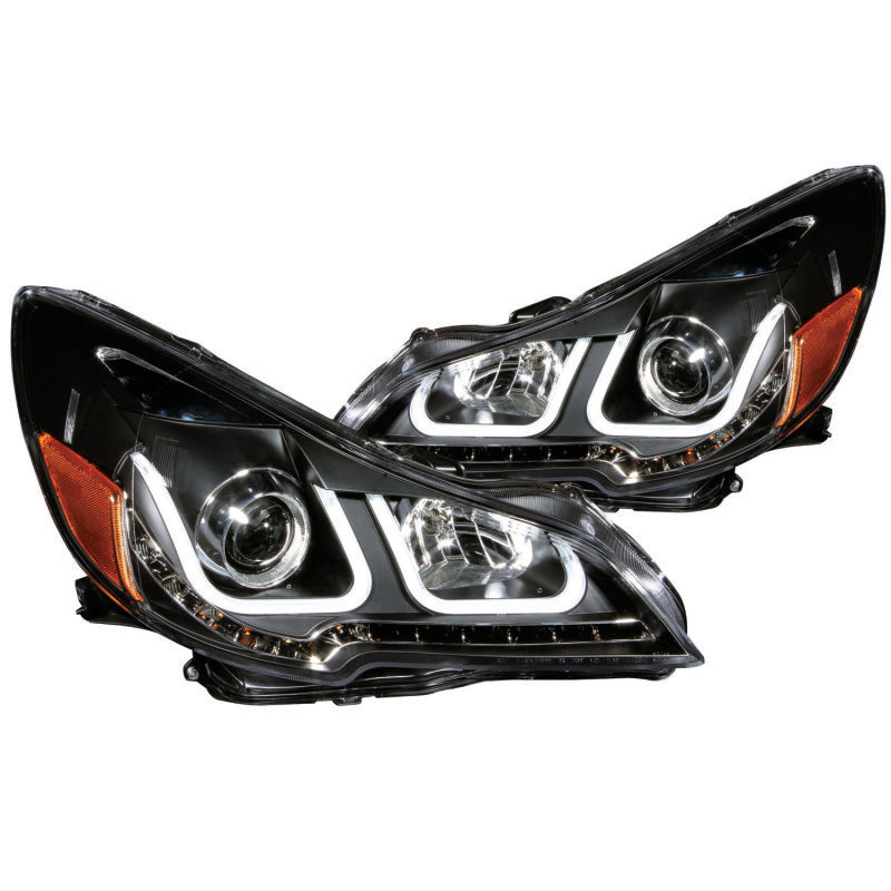 Anzo 2010-2014 Subaru Outback Projector Headlights w/ U-Bar Black 111285 Photo - Primary