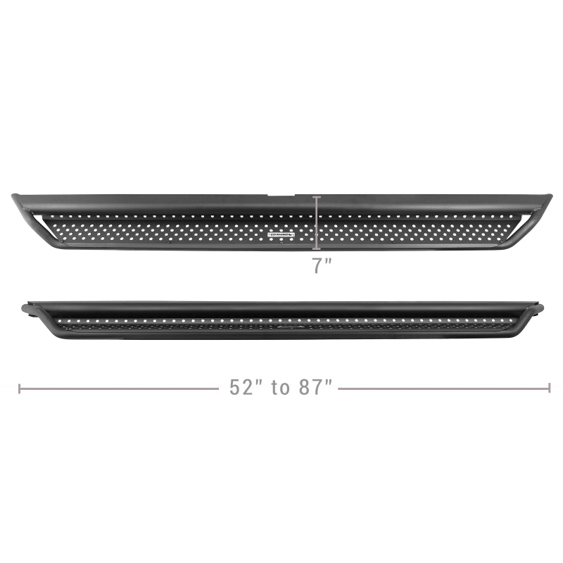 Go Rhino 22-24 Toyota Tundra Double-Cab Dominator Xtreme D1 SideSteps (incl. Brackets) - Black D14435T D14435T Photo - Unmounted